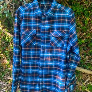 Blue Gear Flannel size L